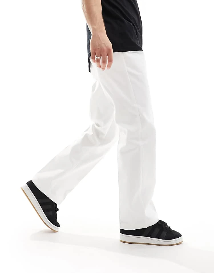 Dickies 874 Straight Fit Work Chino Trousers In White For Unisex 4 Dickies 874 Straight Fit Work Chino Trousers In White For Unisex - Image 2