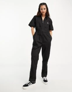 Dickies Vale Coverall Jumpsuit In Black For Women -Dickies Shop 204468787 1 black 1