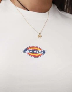 Dickies Maple Valley Baby T-shirt In White For Women -Dickies Shop 204468836 3
