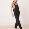 Dickies Classic Duck Canvas Dungarees In Black For Women Sw Black -Dickies Shop 204468848 1 swblack