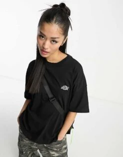 Dickies Summerdale Premium Oversized T-shirt In Black For Women -Dickies Shop 204468931 4