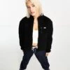Dickies Mount Hope Fleece Jacket In Black For Women 1 Dickies Mount Hope Fleece Jacket In Black For Women -Dickies Shop 205035696 1 black