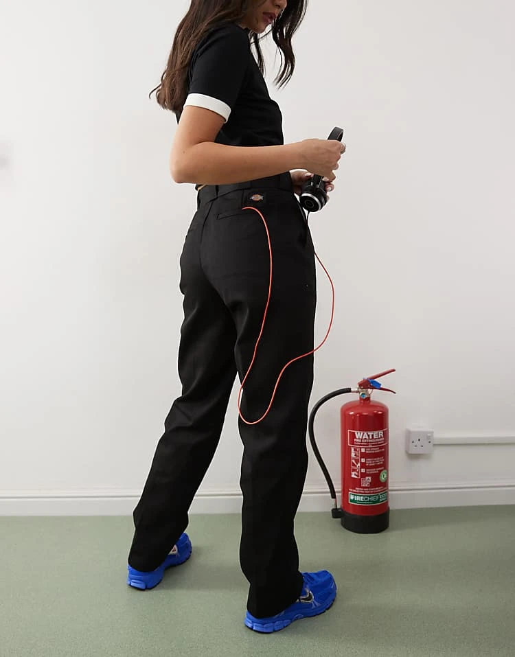 Dickies 874 Straight Fit Trousers In Black For Unisex 4 Dickies 874 Straight Fit Trousers In Black For Unisex - Image 2