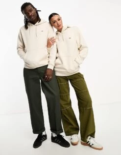 Dickies Oakport Hoodie In Stone For Unisex Whitecap Gray -Dickies Shop 205088134 4