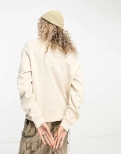 Dickies Oakport Sweatshirt In Stone For Unisex Whitecap Gray -Dickies Shop 205088795 3