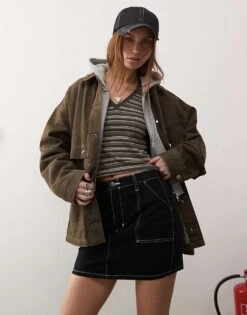 Dickies Springville Skirt In Black For Women Cloud -Dickies Shop 205451320 1 cloud 1