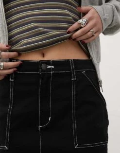 Dickies Springville Skirt In Black For Women Cloud -Dickies Shop 205451320 4