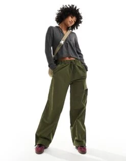 Dickies Jackson Cargo Trousers In Dark Khaki For Women Military Gr -Dickies Shop 205917898 1 militarygr 1