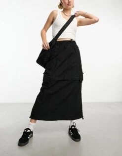 Dickies Jackson Cargo Skirt In Black For Women
