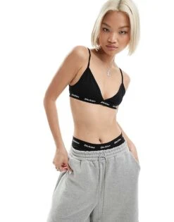 Dickies Triangle Bralette In Black For Women -Dickies Shop 205918618 1 black 1