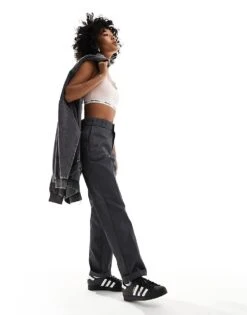 Dickies 874 Work Trousers In Grey For Women Charcoal Grey