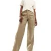 Dickies Double Knee Trousers In Beige Tan For Women Khaki -Dickies Shop 205918860 1 khaki
