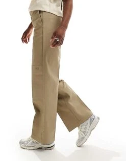 Dickies Double Knee Trousers In Beige Tan For Women Khaki -Dickies Shop 205918860 4