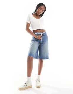 Dickies Emphoria Short Sleeve Cardigan In Off White For Women Cloud -Dickies Shop 205918978 3