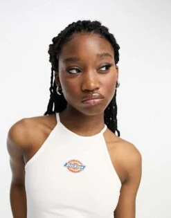 Dickies Chain Lake Vest In White For Women -Dickies Shop 205919414 4