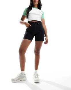 Dickies Duck Canvas Carpenter Shorts In Black For Women Sw Black -Dickies Shop 205919542 3