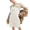 Dickies Duck Canvas Short Dungarees In Off White For Women Sw Cloud -Dickies Shop 205919783 1 swcloud