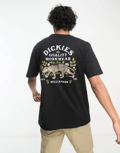 Dickies Fort Lewis Tiger Back Print T-shirt In Black- Exclusive To Asos For Unisex -Dickies Shop 205957010 4