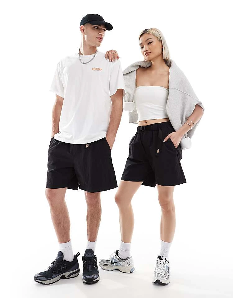 Dickies Jackson Tech Nylon Tape Belt Shorts In Black- Exclusive To Asos For Unisex 3 Dickies Jackson Tech Nylon Tape Belt Shorts In Black- Exclusive To Asos For Unisex