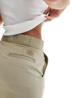 Dickies Mini Work Skirt In Beige Tan For Women Khaki -Dickies Shop 206053194 5