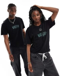 Dickies Clarksville Short Sleeve T-shirt In Black For Unisex -Dickies Shop 206063757 1 black 1