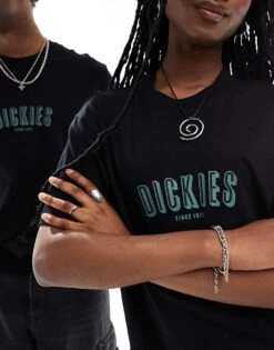 Dickies Clarksville Short Sleeve T-shirt In Black For Unisex -Dickies Shop 206063757 3