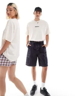 Dickies Enterprise Oversized T-shirt In Off White For Unisex -Dickies Shop 206606138 1 white 1