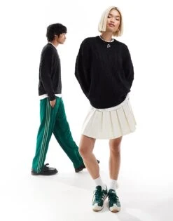 Dickies Seasonal Knitted Tonal Logo Jumper In Black For Unisex -Dickies Shop 206606497 1 black 1