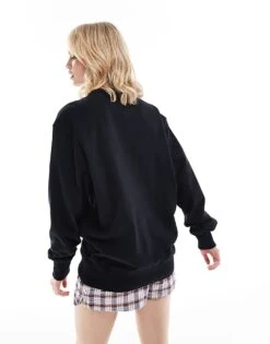 Dickies Aitken Left Chest Logo Sweatshirt In Black And Plum For Unisex -Dickies Shop 206606537 4