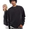 Dickies Plentywood Sweatshirt In Washed Black For Unisex -Dickies Shop 206606800 1 black
