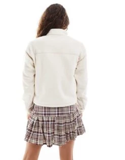 Dickies Polar And Sherpa Fleece With Quarter Zip In Off White For Women -Dickies Shop 206672515 3