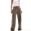 Dickies Mapleton Straight Leg Sweatpants In Brown For Women -Dickies Shop 206695447 1 brown