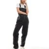 Dickies Classic Denim Dungarees In Washed Black For Women -Dickies Shop 206695763 1 black