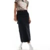 Dickies Seasonal Maxi Cargo Skirt In Black For Women
