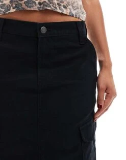 Dickies Seasonal Maxi Cargo Skirt In Black For Women -Dickies Shop 206695784 5