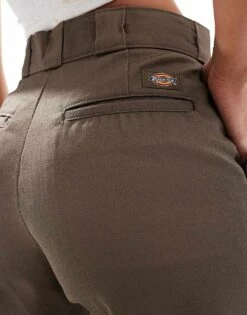 Dickies 874 Straight Fit Trousers In Brown For Women -Dickies Shop 206786509 3