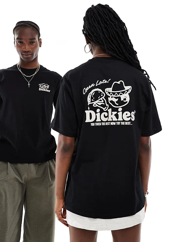 Dickies Big Sandy Back Print T-shirt In Black For Unisex 3 Dickies Big Sandy Back Print T-shirt In Black For Unisex