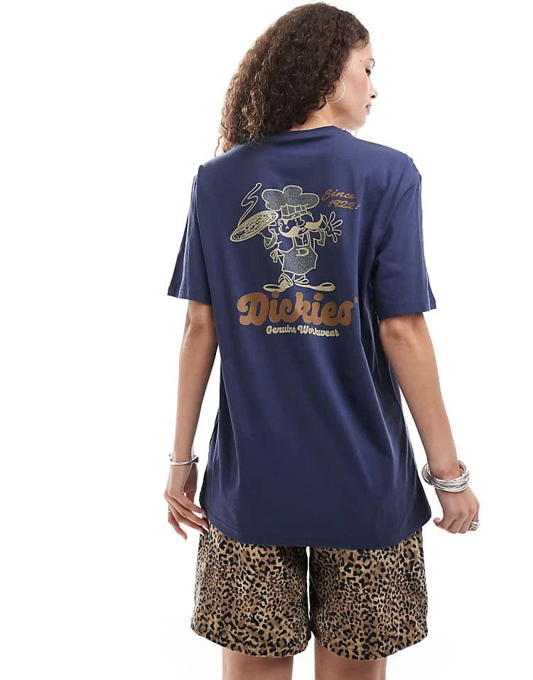 Dickies Superior Back Print T-shirt In Navy For Unisex 4 Dickies Superior Back Print T-shirt In Navy For Unisex - Image 2