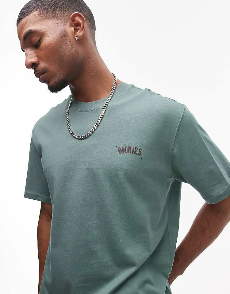 Dickies Wolf Country Graphic Back Print T-shirt In Dark Green- Exclusive To ASOS For Unisex 4 Dickies Wolf Country Graphic Back Print T-shirt In Dark Green- Exclusive To ASOS For Unisex - Image 2
