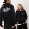 Dickies Wood Logo Back Print Hoodie In Black For Unisex -Dickies Shop 208017106 1 black
